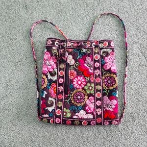 Vera Bradley Retired Pink Mod floral print backpack